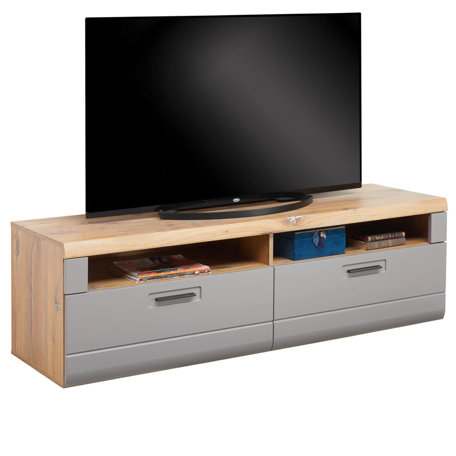 Luca Bessoni Lowboard AURIS in moderner Wohnzimmerumgebung