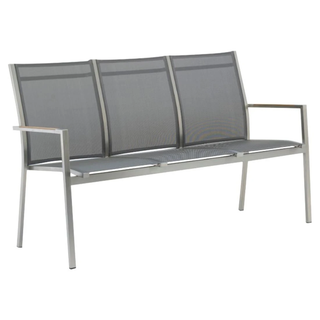 Zebra One Gartenbank in Dark Grey