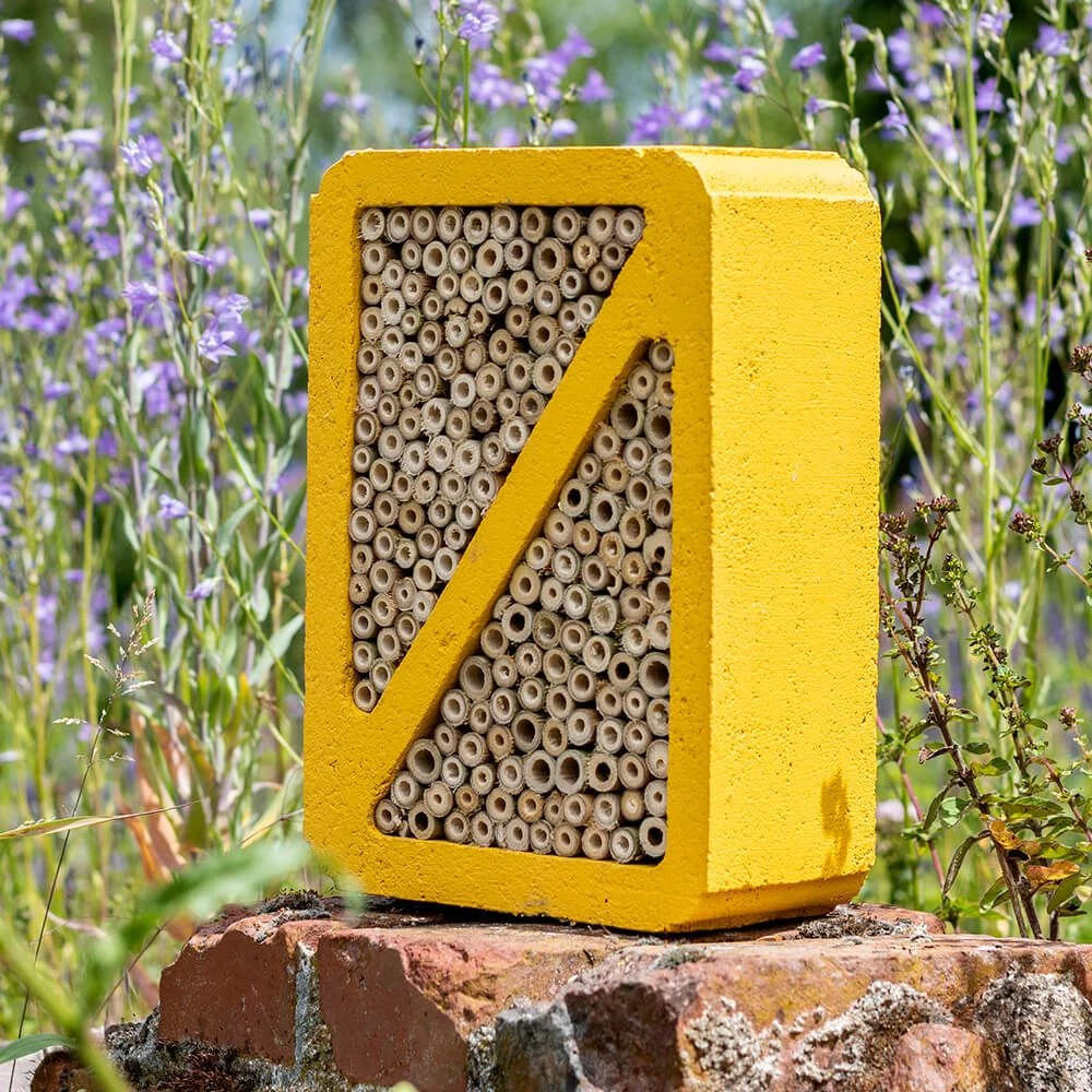 Insektenhotel WoodStone Salina in Gelb