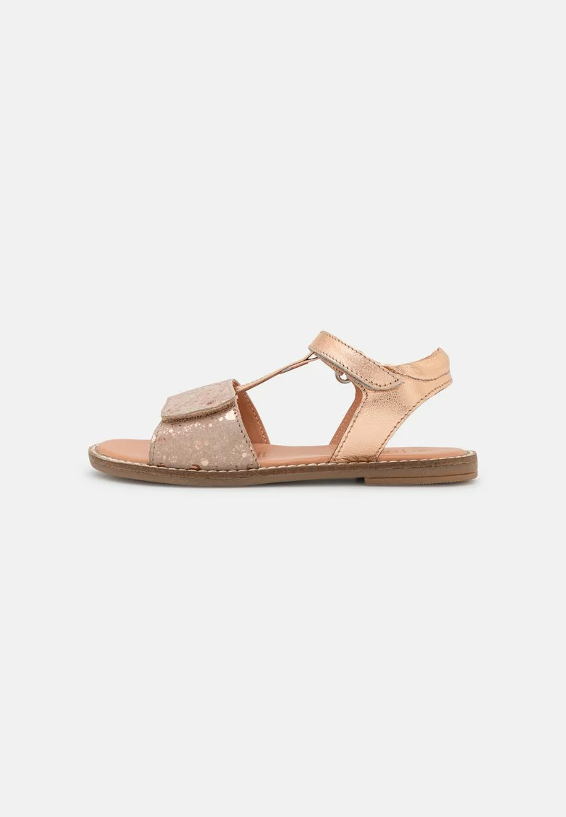 Friboo LEATHER Riemensandalette in Roségold für Kinder