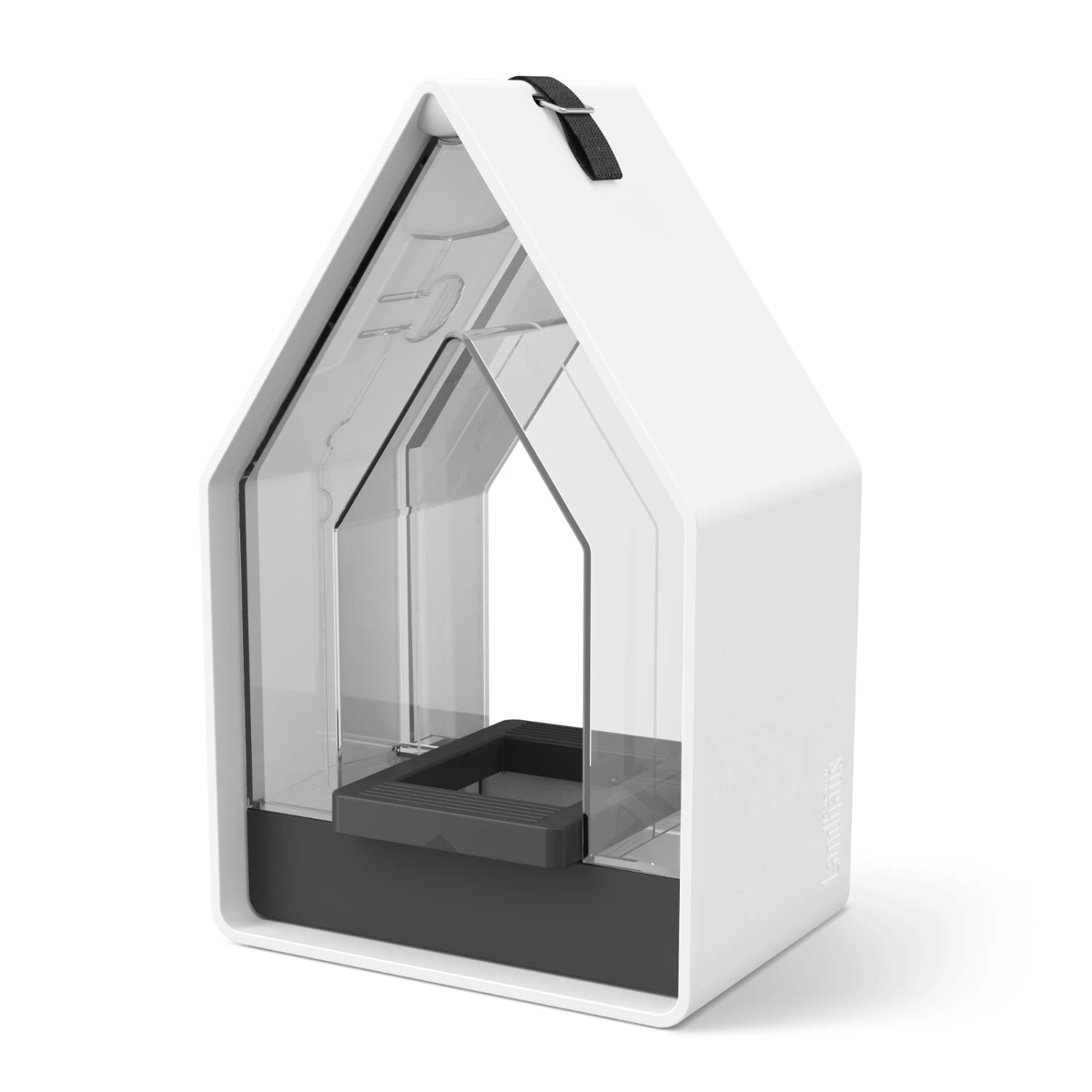 Emsa Futtersilo Landhaus in Weiß-Granit