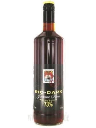 Rio Dark Übersee Rum Flasche