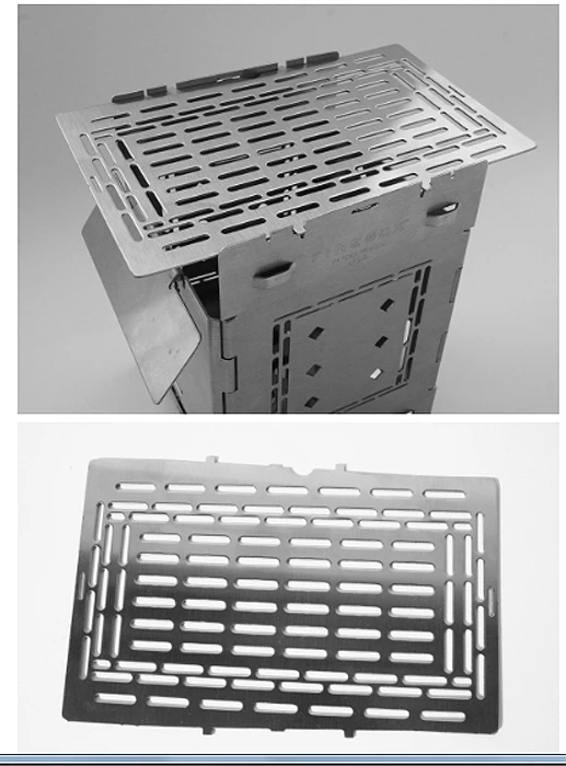 Firebox Extended Grill Plate Ti in Aktion