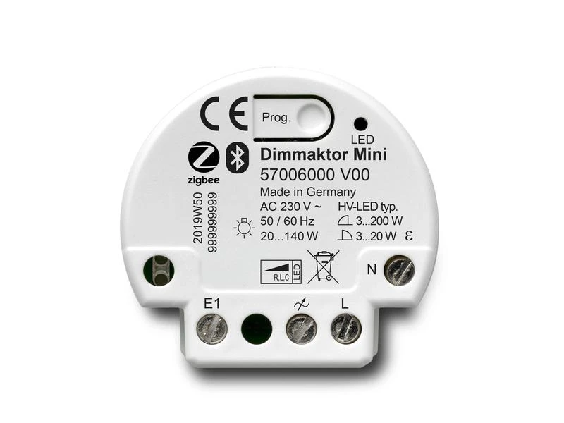 NEXENTRO Zigbee Dimmaktor Mini 3 in Schalterdose