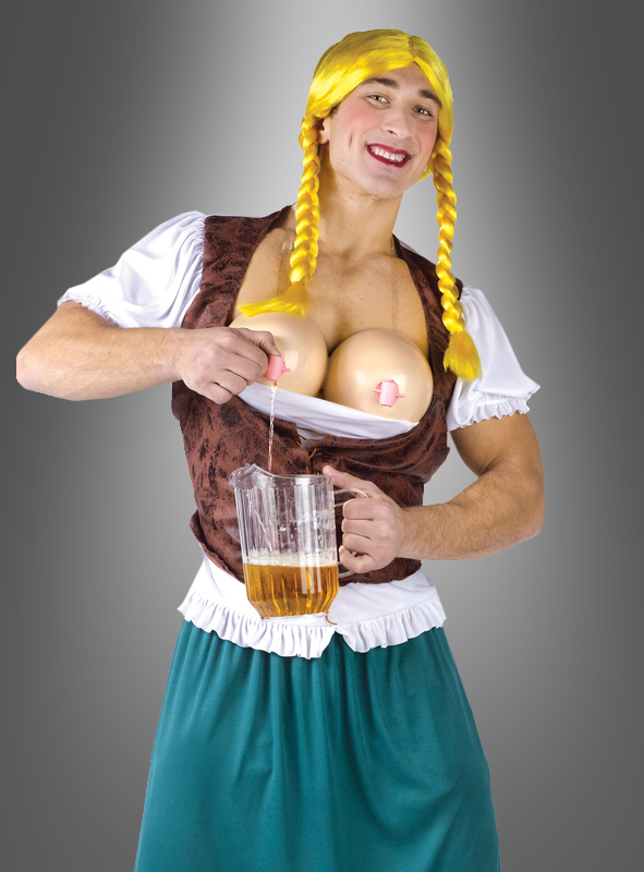 Miss Oktoberbrust Dirndl Männerkostüm