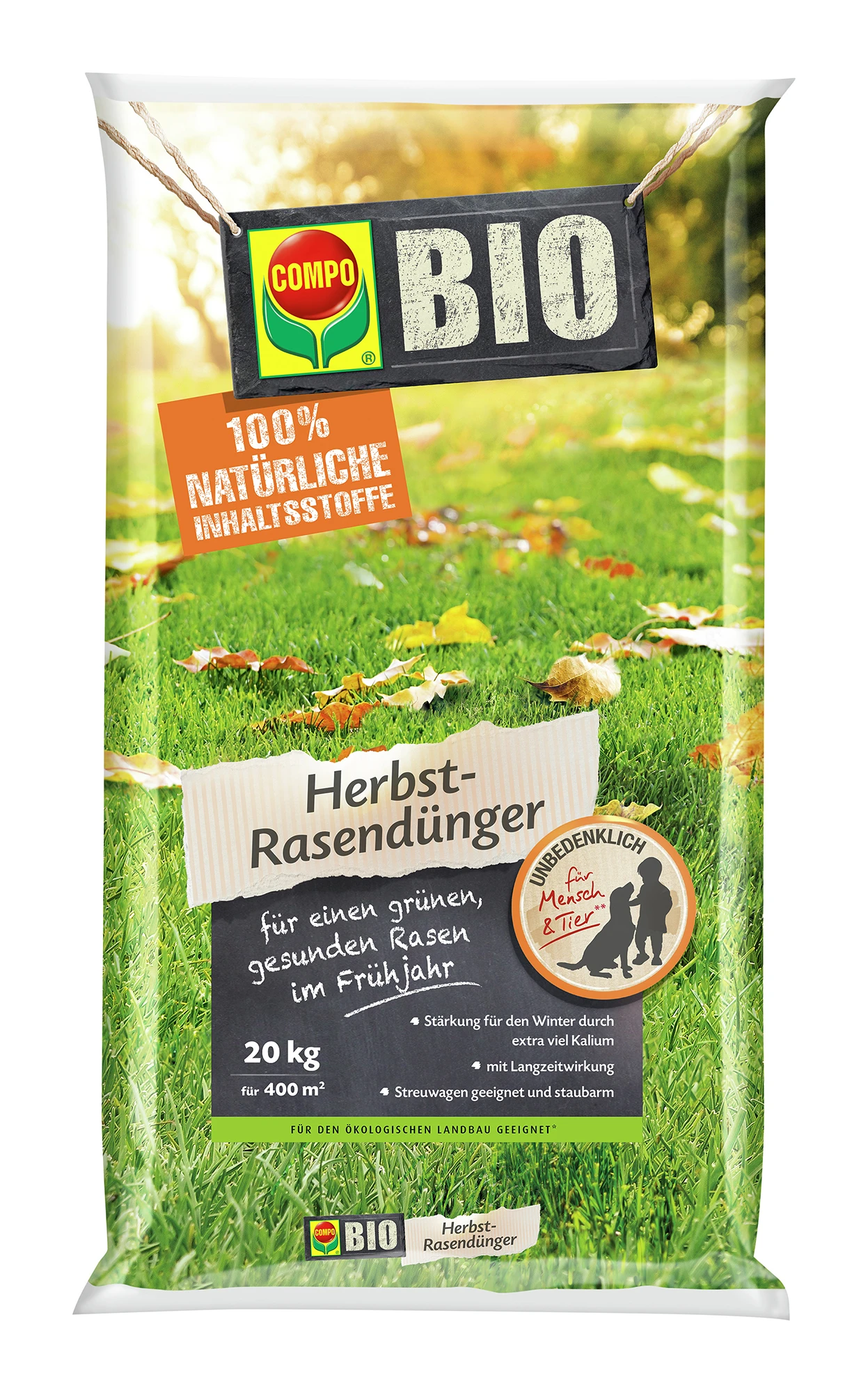 COMPO BIO Herbstrasen-Dünger 20kg