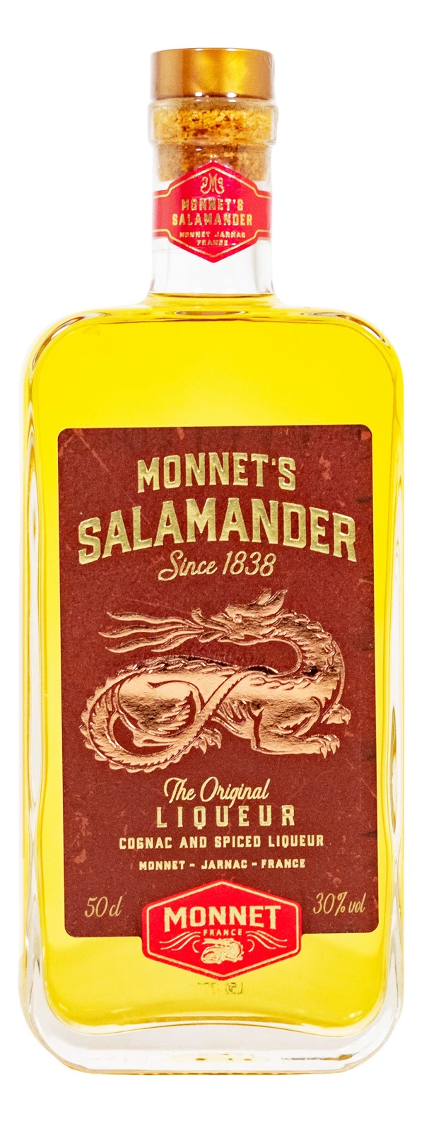 Monnets Salamander Cognac Liqueur Flasche