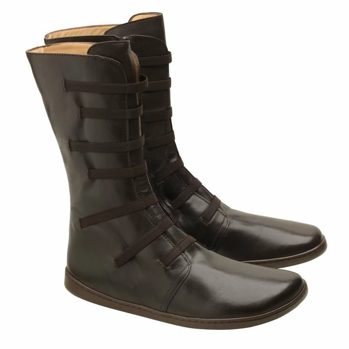 ATTRAQT Stretch Nappa Brown Stiefel