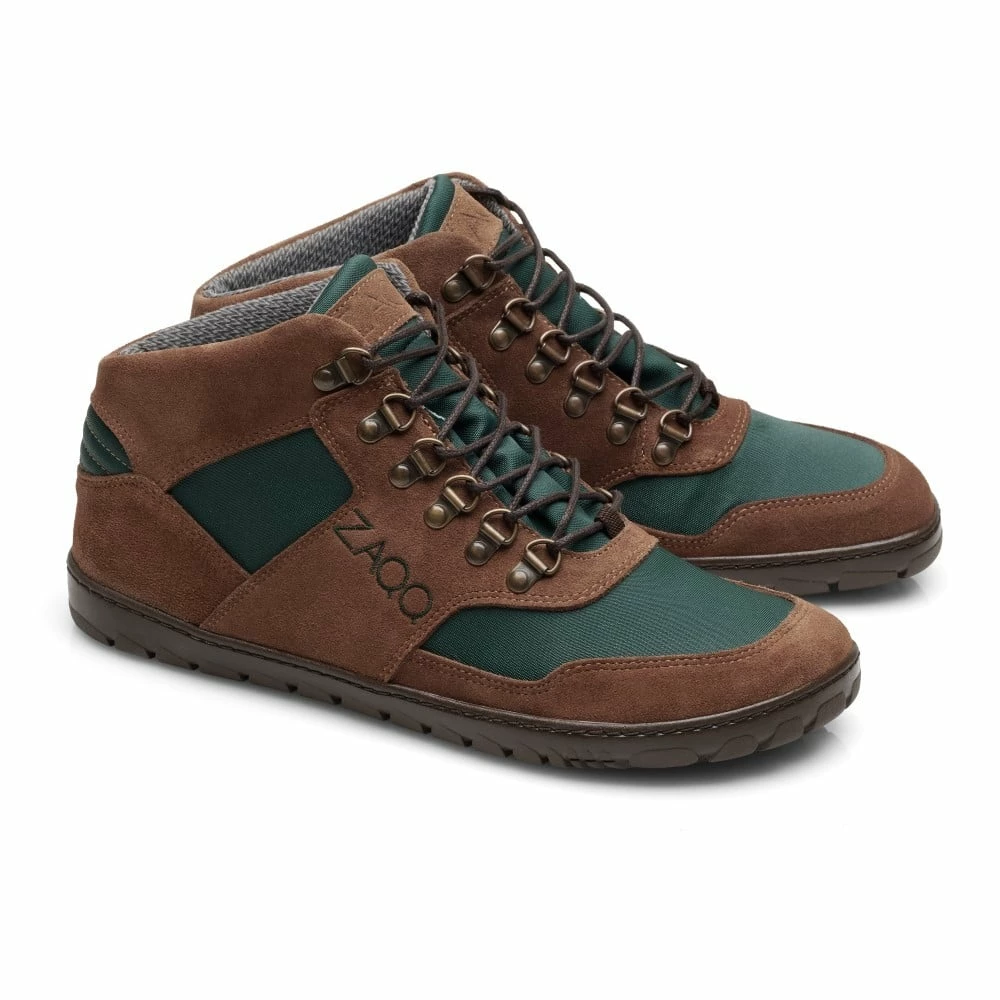 HIQE Mid Brown Green Waterproof Barfußschuh