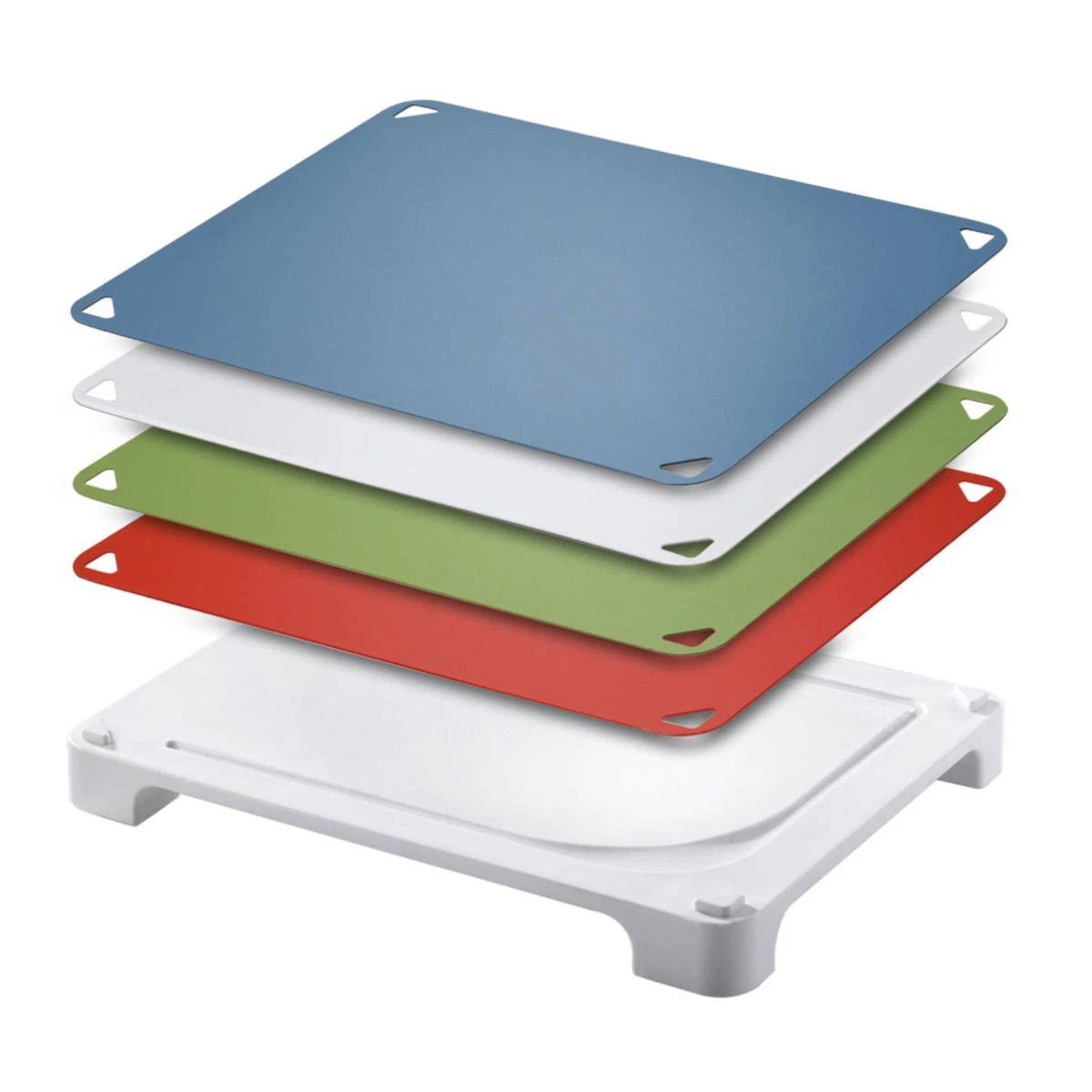 Leifheit VarioBoard mit farbigen Schneidauflagen