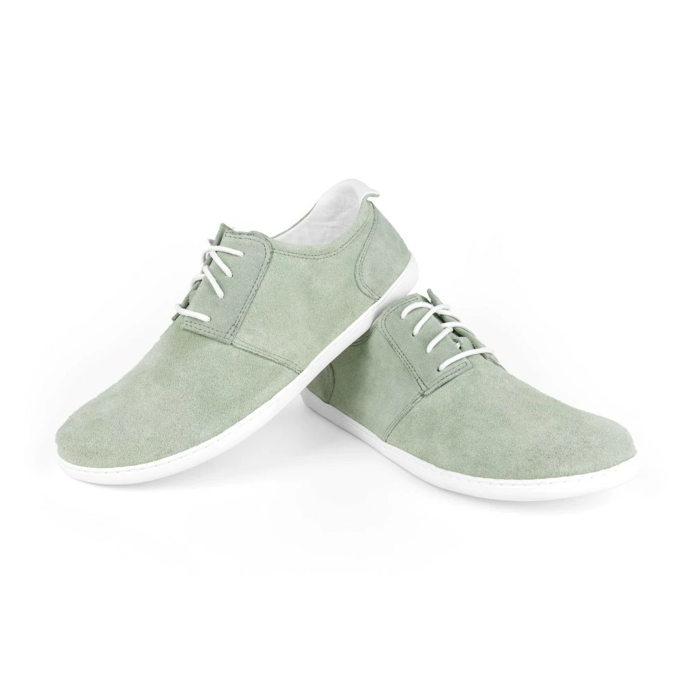PIQUANT Velours LichtGrey Barfußschuh