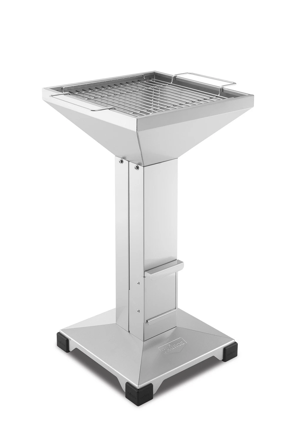 Thüros T2 Edelstahl Säulengrill im Einsatz